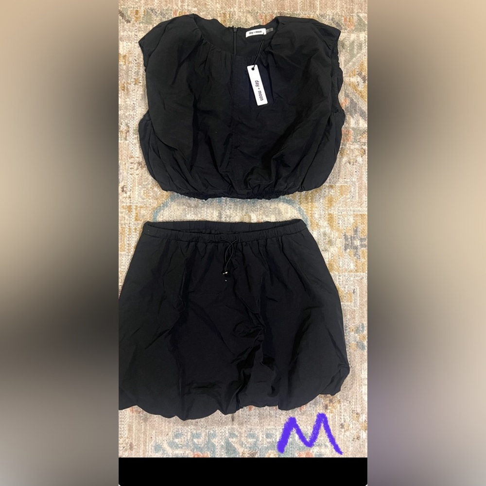 Black Women's Bubble-Hem Shorts by Unknown Brand